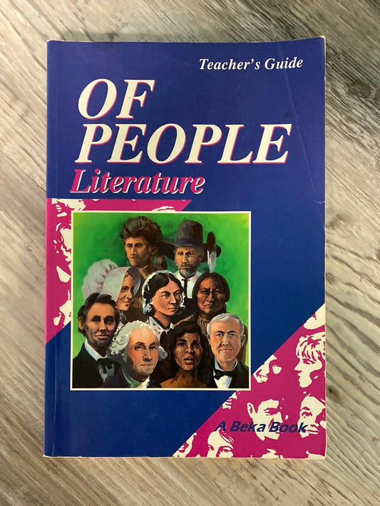 Abeka Of People Literature Teacher's Guide 1990 Paperback