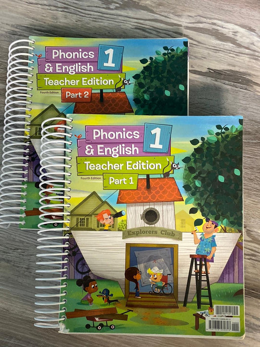 BJU Phonics and English 1 Teacher's Edition 4th ed.; 2 vols.