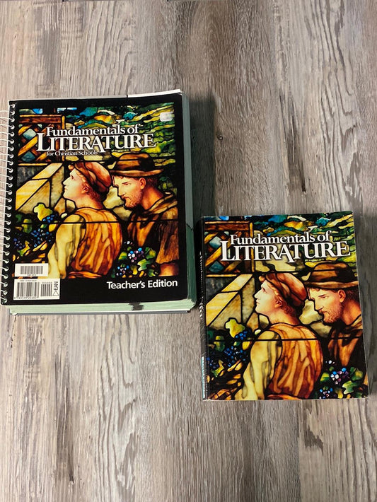 BJU Fundamentals of Literature Student Text & Teacher
