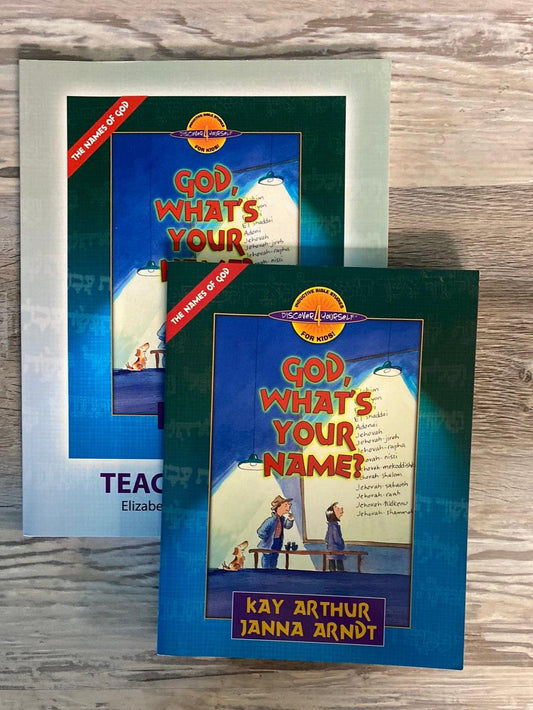 God, What's Your Name? by Kay Arthur Teacher Student Set
