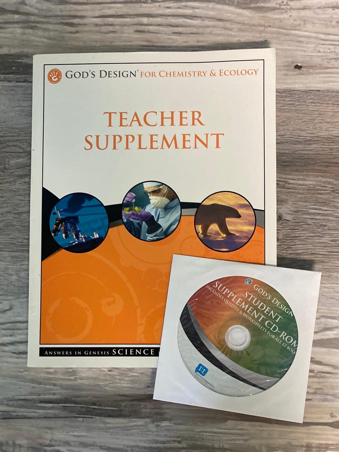 God's Design for Chemistry & Ecology Set 3rd Ed