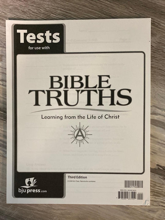 Bible Truths A Tests Grade 7 – 3rd Edition (Learning from the Life of Christ)