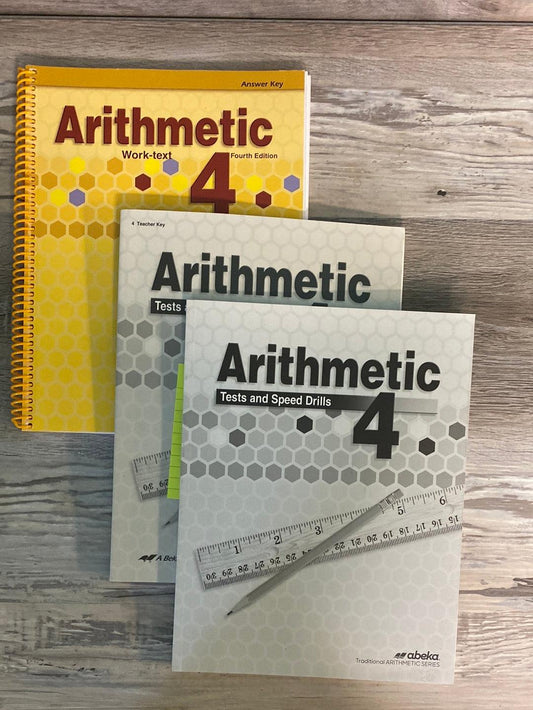 Abeka Arithmetic 4 Tests and Speed Drills 4th