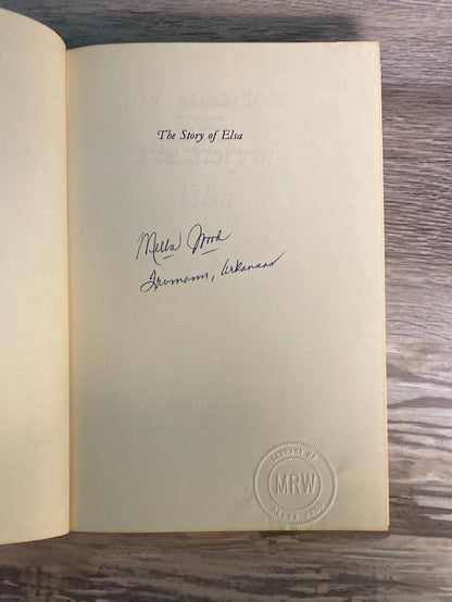 The Story of Elsa by Joy Adamson