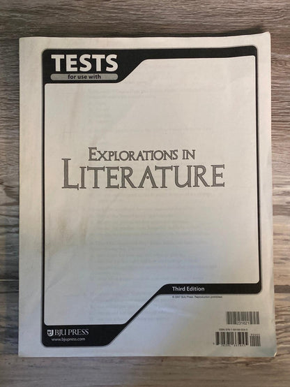 BJU Explorations in Literature 3rd Ed. Set