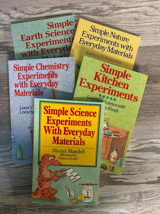 Simple Science Experiments 5 Book Set by Louis Loeschnig, Frances Zweifel