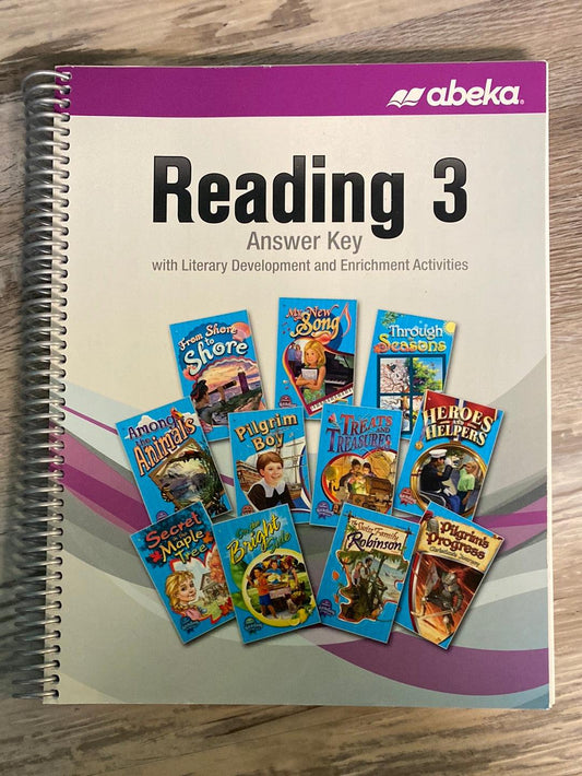 Abeka Reading 3 Answer Key 2019