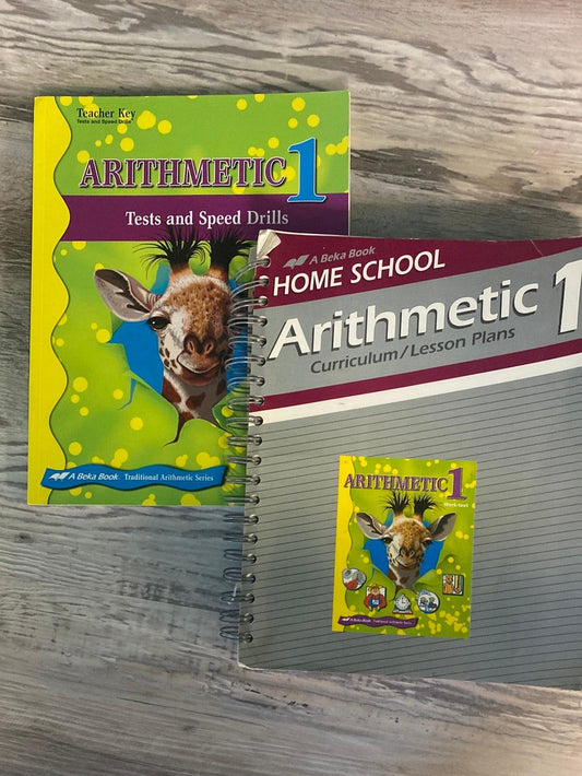 Abeka Arithmetic 1 Curriculum/Lesson Plans & Test Key