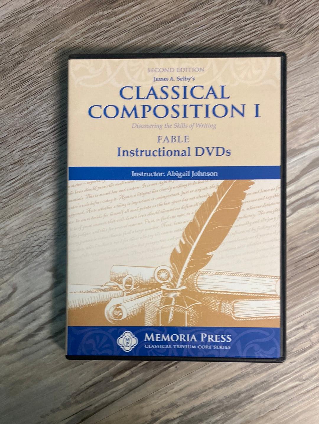 Classical Composition I: Fable Stage DVD and TG