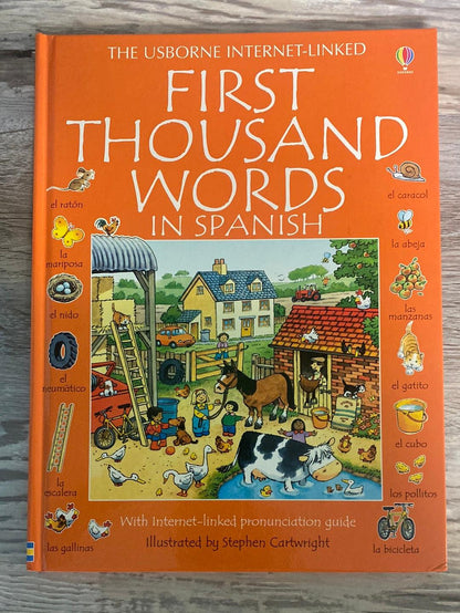 Usborne First Thousand Words in Spanish + Workbook
