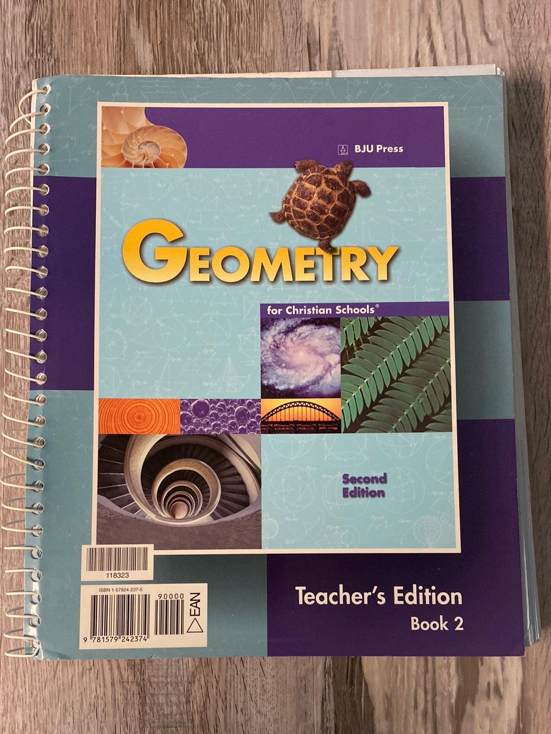 BJU Geometry Teacher Books+ Student Text 3rd Set