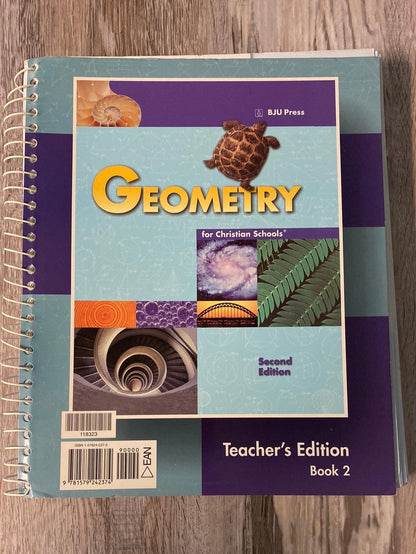 BJU Geometry Teacher Books+ Student Text 3rd Set