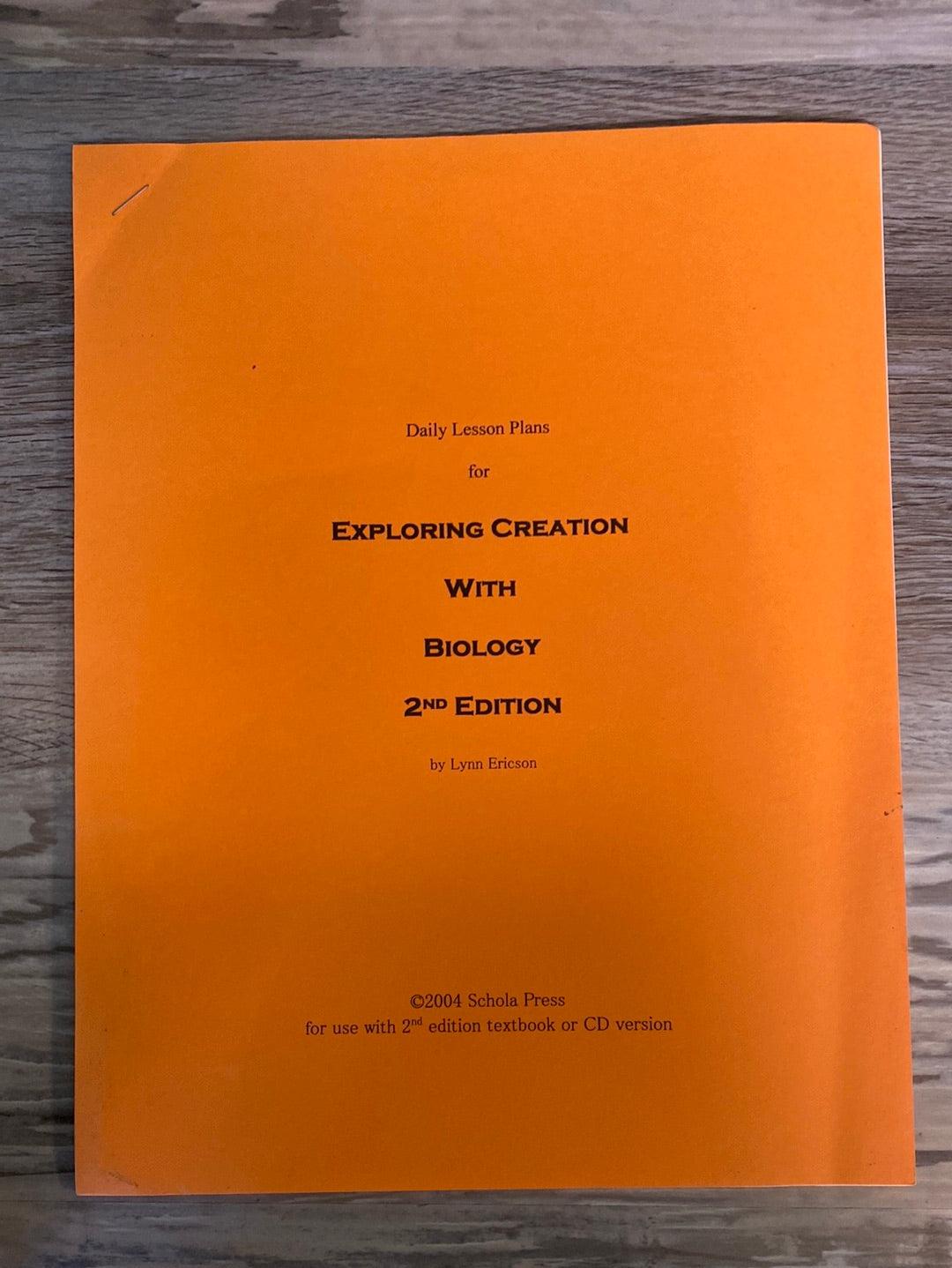 Exploring Creation with Biology 2nd Ed Text, Test and Lessons
