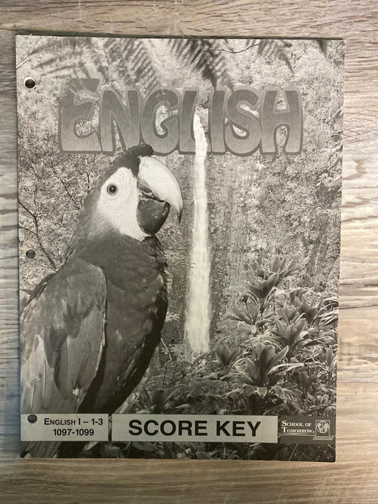 ACE PACEs English I Score Key to 1097-1099