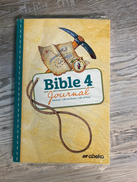 Abeka Bible 4 Journal 4th Grade-Genesis-Life Of Christ-Life Of Paul