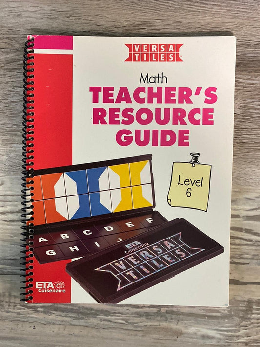 Versa Tiles Math Teacher's Resource Guide Level 6