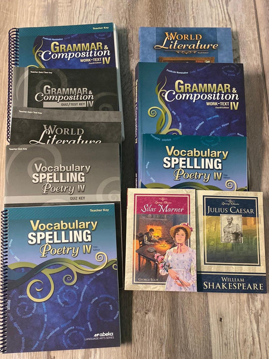Abeka English 10,  IV 10 Book Set