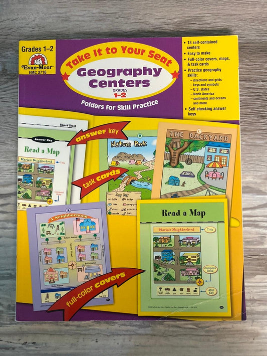 Geography Centers, Grades 1-2 by Evan-Moor Corporation
