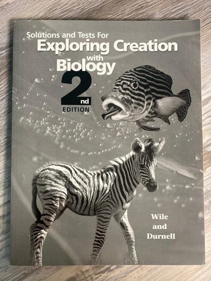 Exploring Creation with Biology 2nd Ed Text, Test + CD
