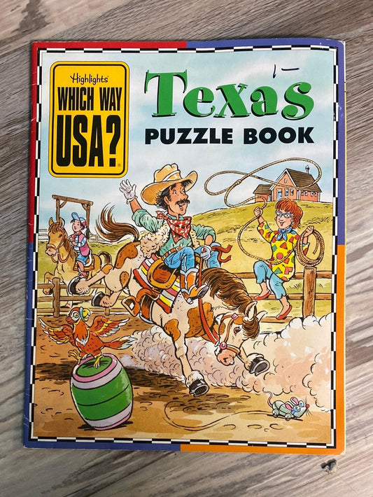 Which Way USA, Texas Puzzle Book