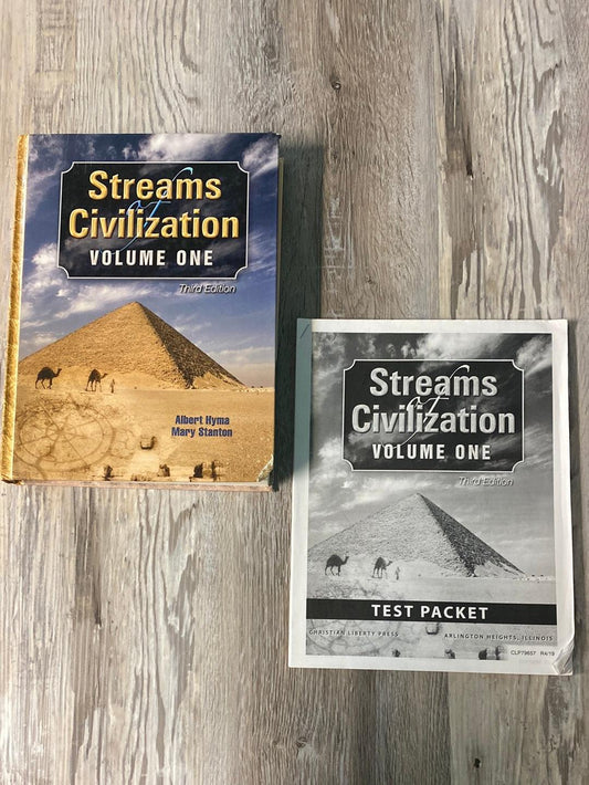 Streams of Civilization Volume One Text & Test 3rd