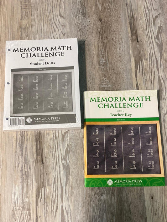 Memoria Math Challenge Level C Student + Key