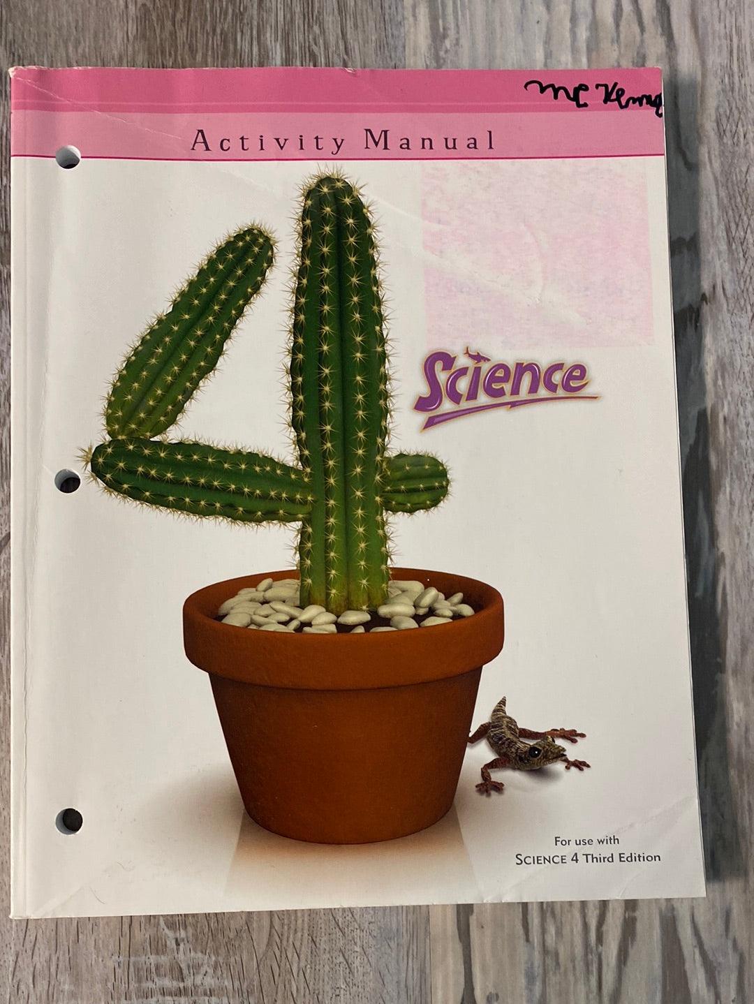 BJU Science 4 Text, Test, Activity 3rd Ed.