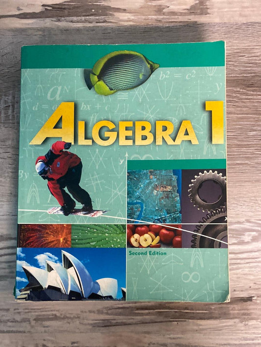 BJU Algebra 1 Student Textbook 2nd