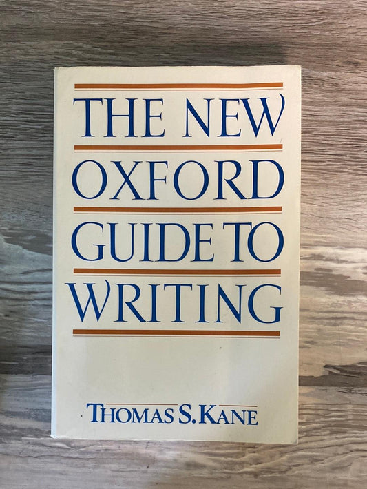 The New Oxford Guide to Writing