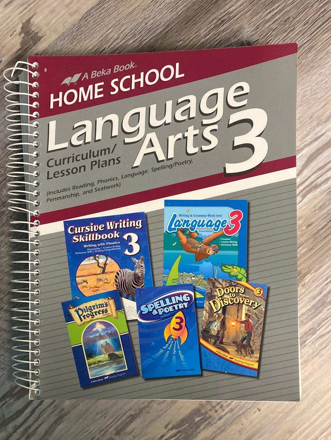 Abeka Language Arts 3 Teacher 5 Book Set
