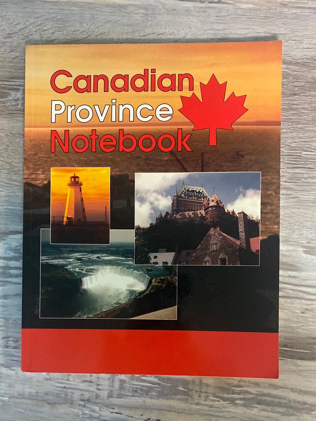 Abeka Canadian Province Notebook