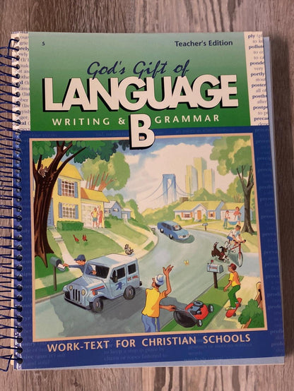 Abeka God's Gift of Language B Set Older, 2x Student Books