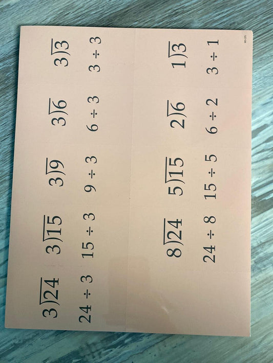 Saxon Math 2 Workbook Fact Card Set