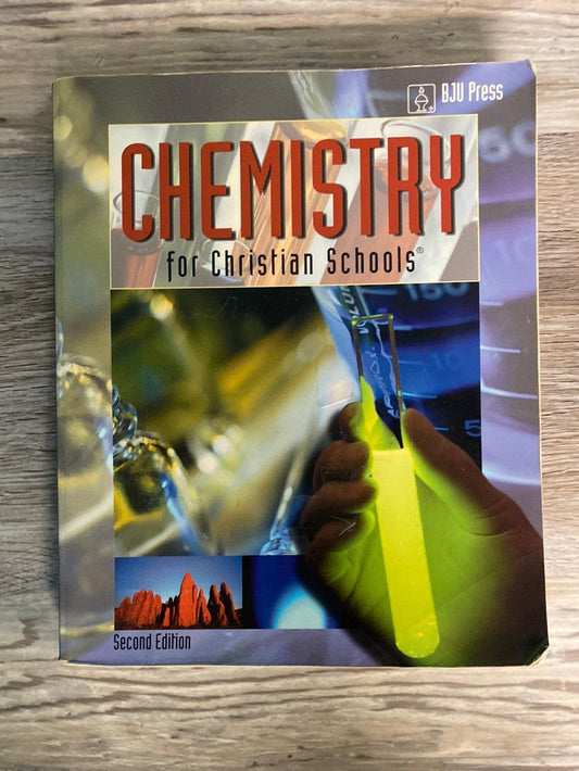 BJU Chemistry 2nd Edition Textbook