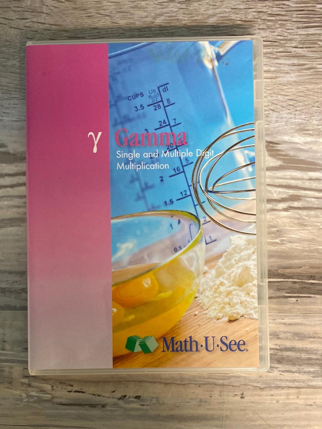 Math-U-See Gamma DVD