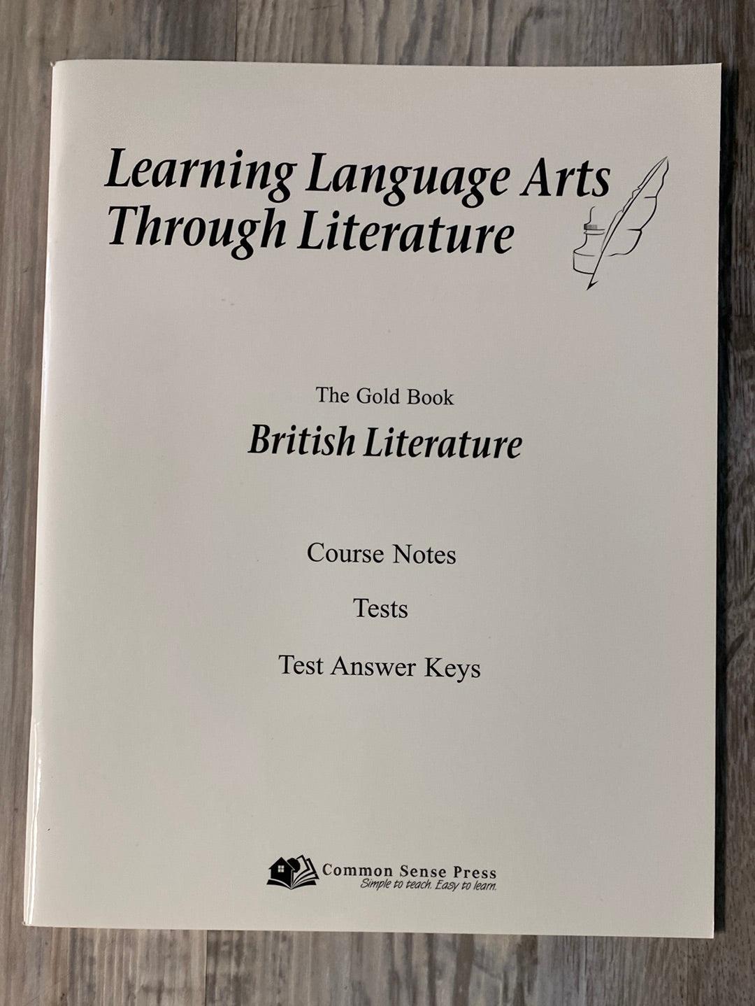 Learning Language Arts Through Literature: British Literature -Gold Set