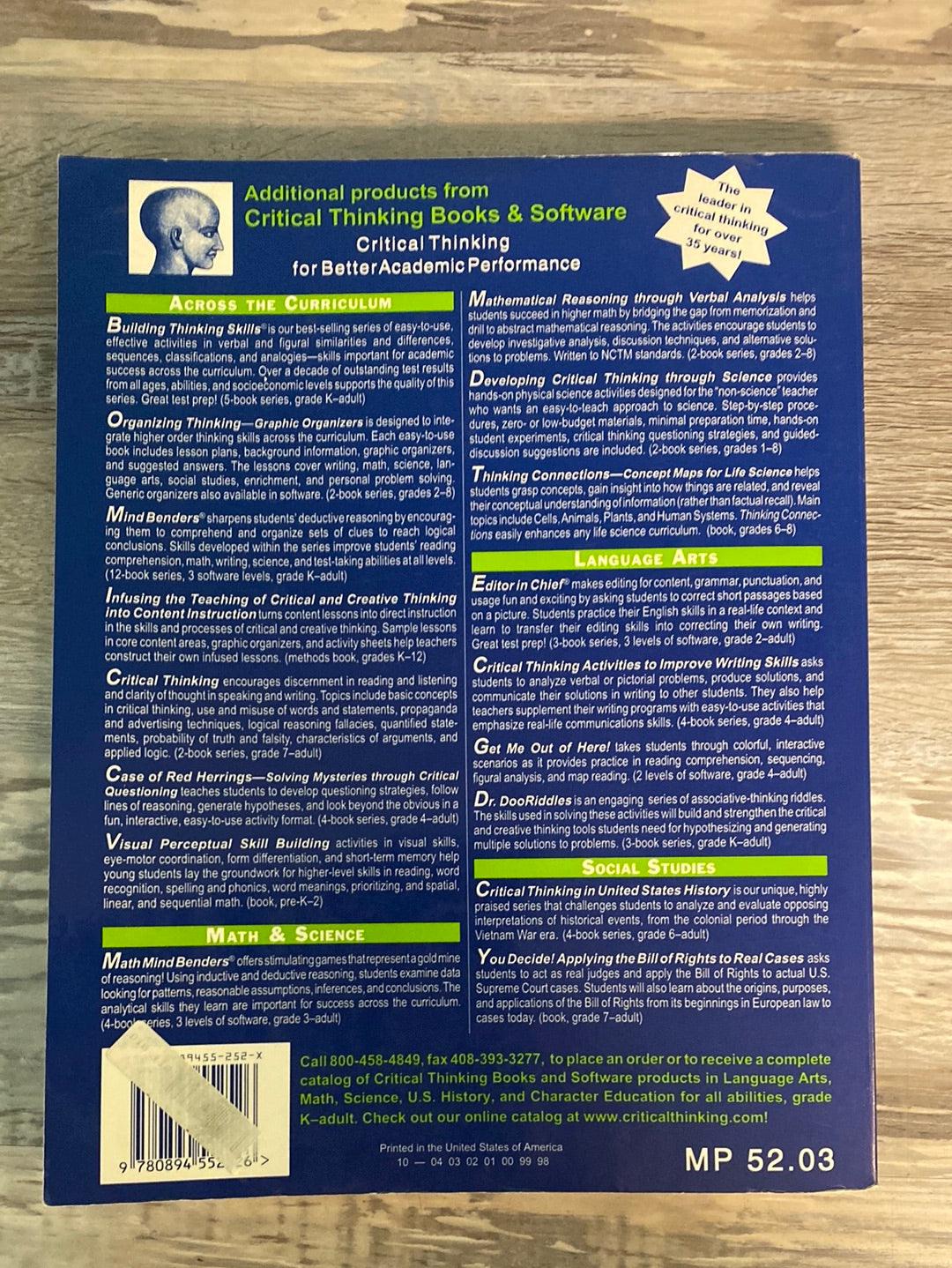 Building Thinking Skills, Book 2: Student and Teacher