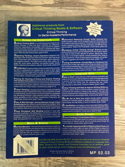 Building Thinking Skills, Book 2: Student and Teacher