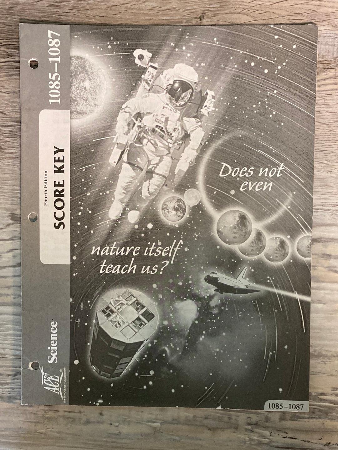 ACE PACEs Science Score Key 1085-1087 – First Homeschool