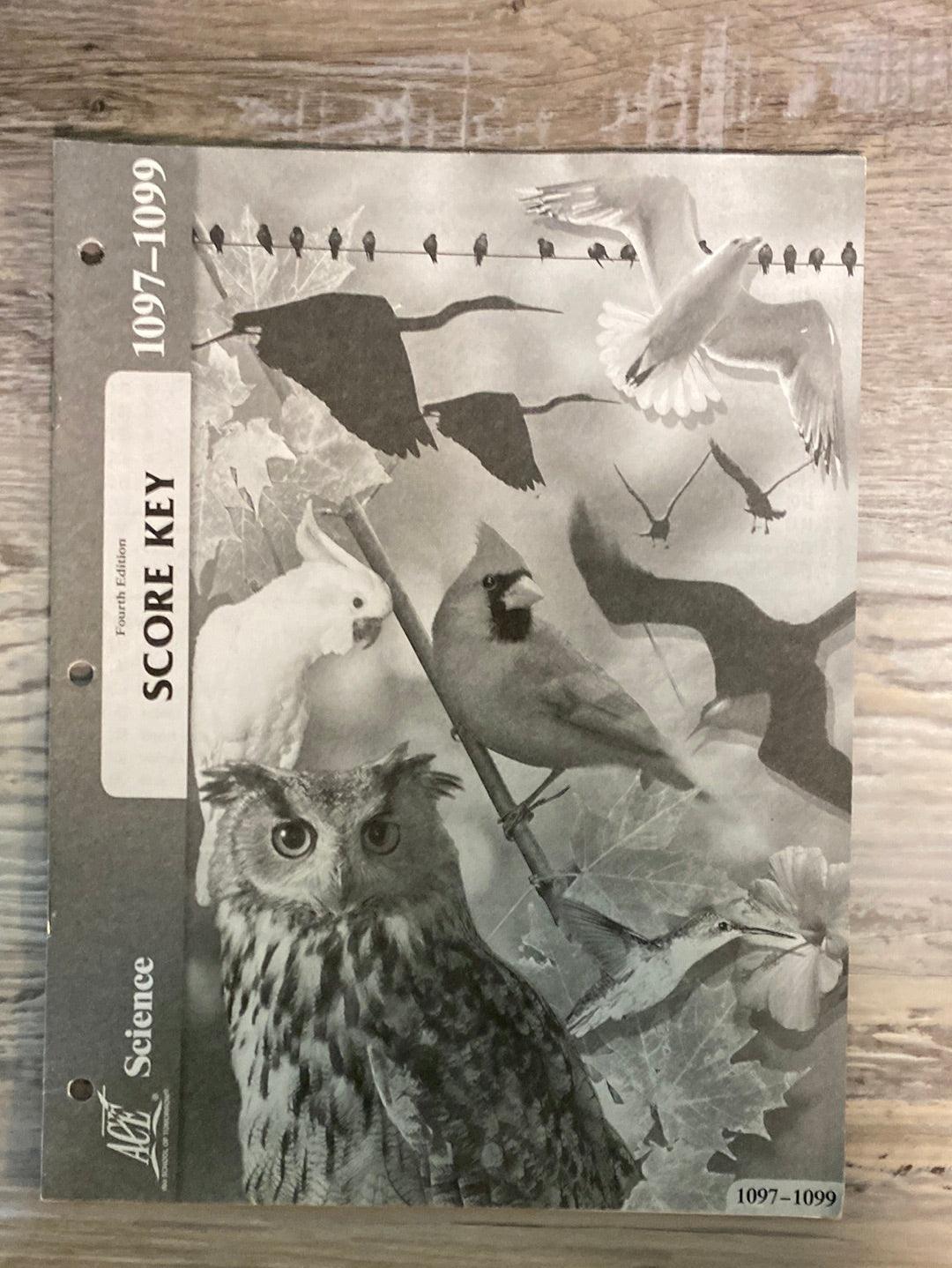 ACE PACEs Science Score Key 1097-1099 – First Homeschool