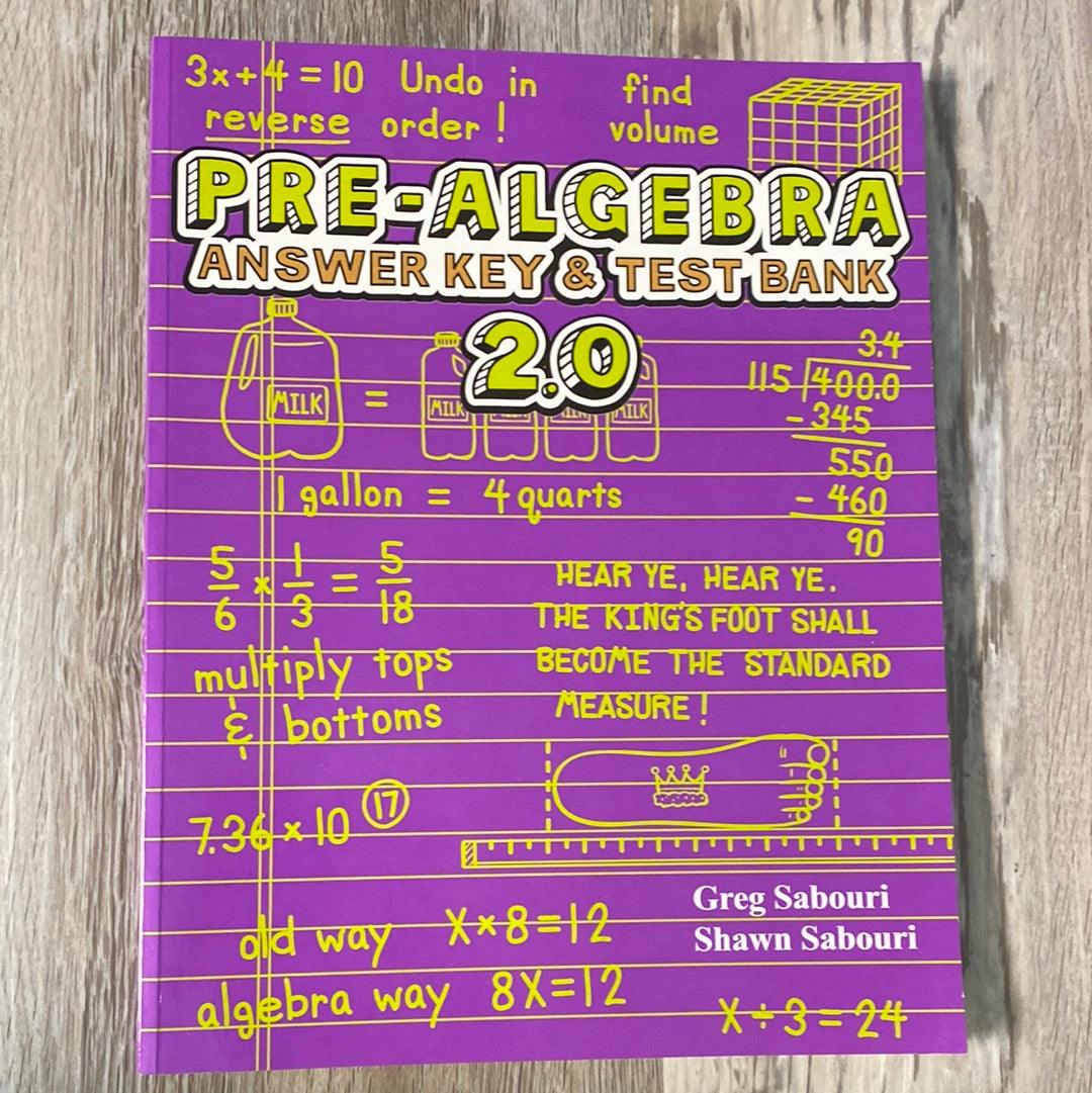 Pre-Algebra A Teaching Textbook Set