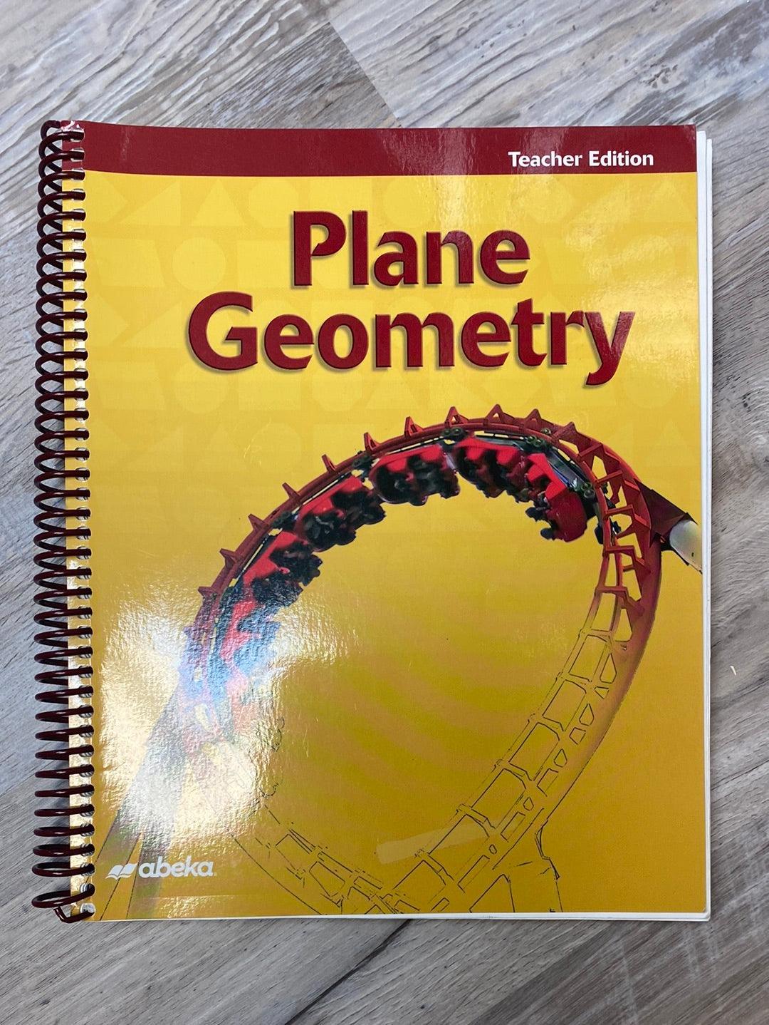 Abeka Plane Geometry Set -missing Test Key