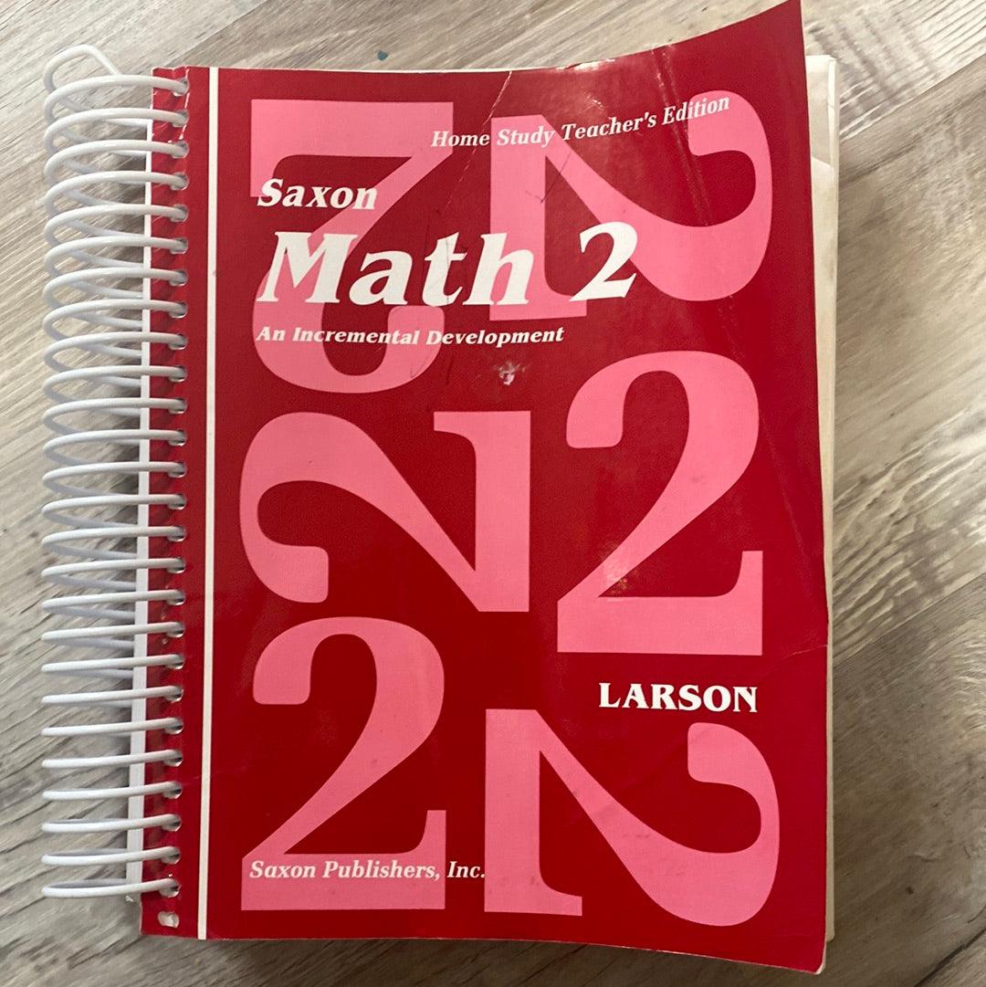 Saxon Math 2  Home Study Teacher's Edition