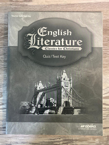 Abeka English Grade 12 Teacher Keys, Lot of 5