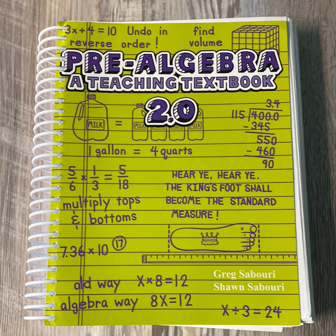 Pre-Algebra A Teaching Textbook Set