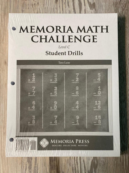 Memoria Math Challenge Level C Student + Key