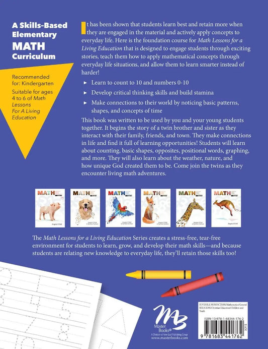 Math Lessons for a Living Education: Level K (NEW)