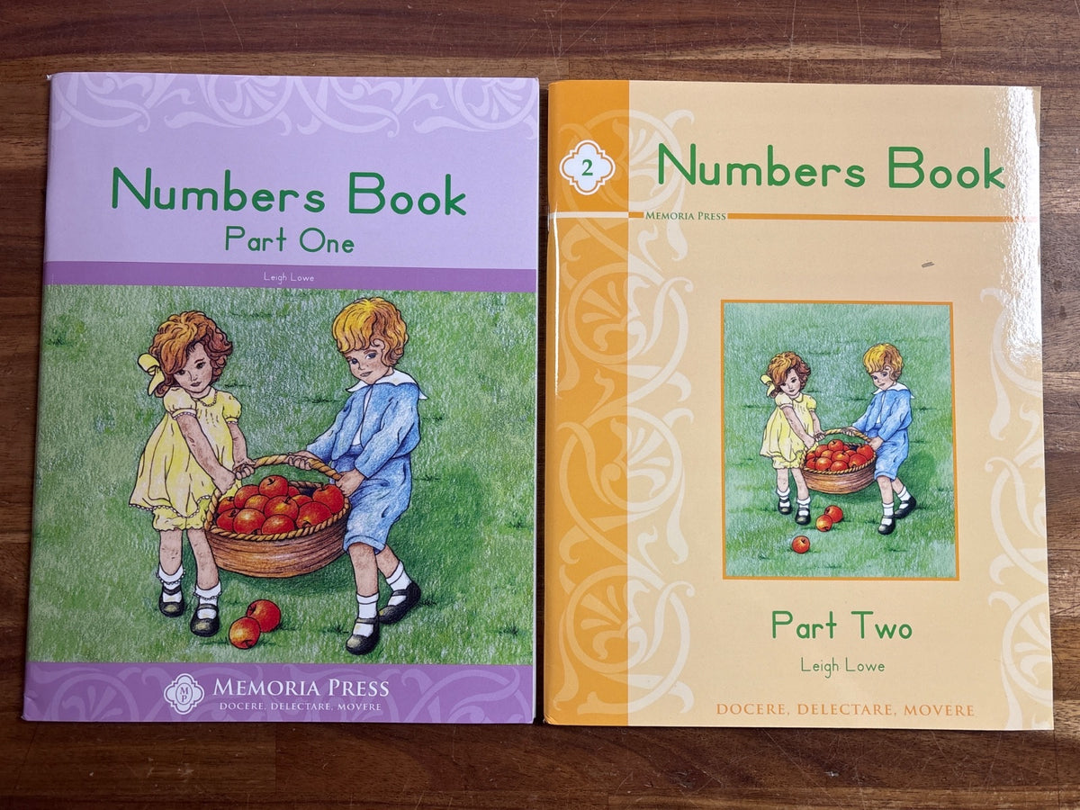 Memoria Press Numbers Book Part One & Two by Leigh Lowe
