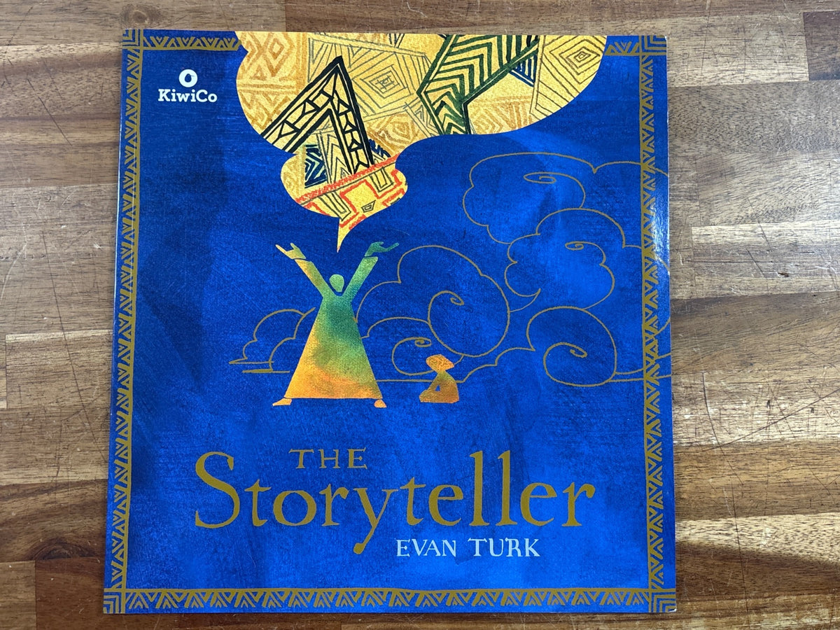 The Storyteller by Evan Turk - Hardcover Picture Book — front cover