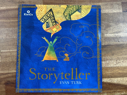 The Storyteller by Evan Turk - Hardcover Picture Book — front cover
